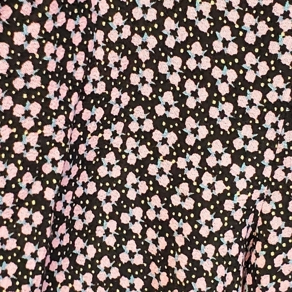 Nwt Zara 100% Viscose Black & Purple Floral Romper - Picture 12 of 16